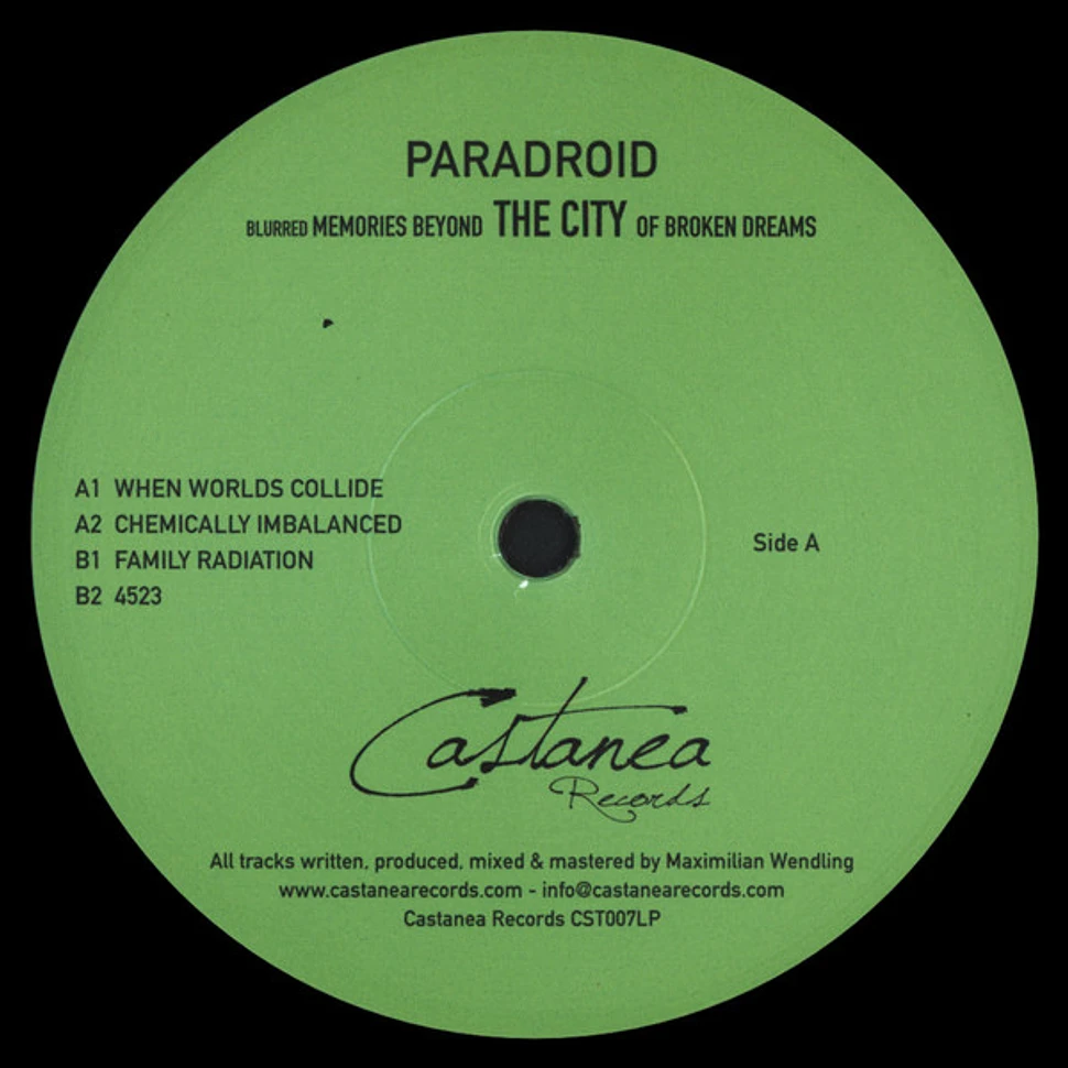 Paradroid - Blurred Memories Beyond The City Of Broken Dreams