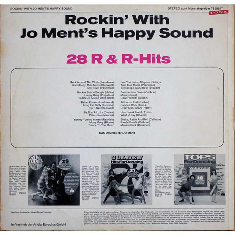 Jo Ment's Happy Sound - Rockin With Jo Ment's Happy Sounds