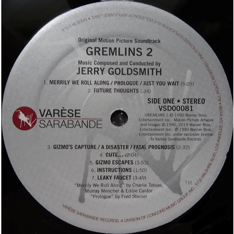 Jerry Goldsmith - OST Gremlins 2 The New Batch