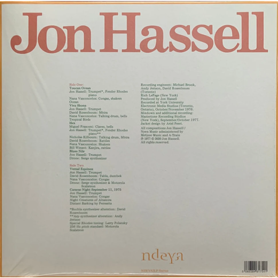 Jon Hassell - Vernal Equinox