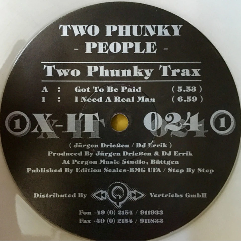 Two Phunky People - Two Phunky Trax