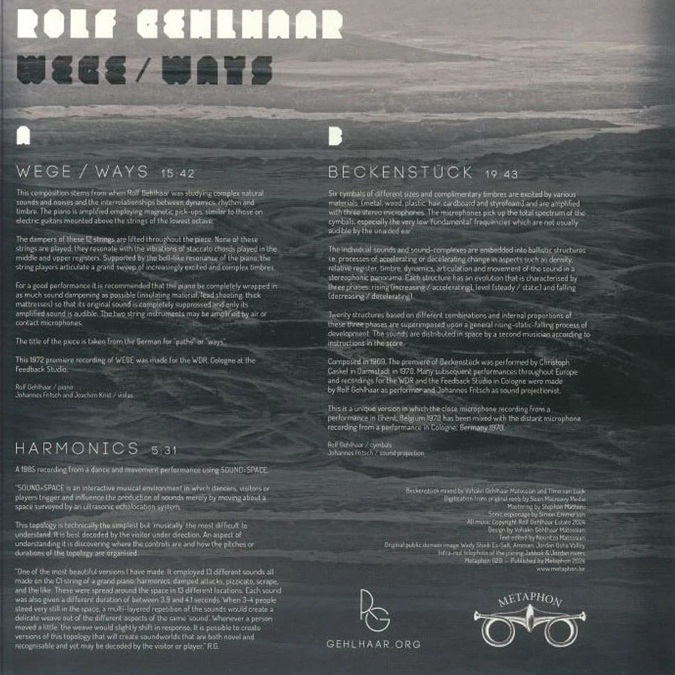 Rolf Gehlhaar - Wege / Ways