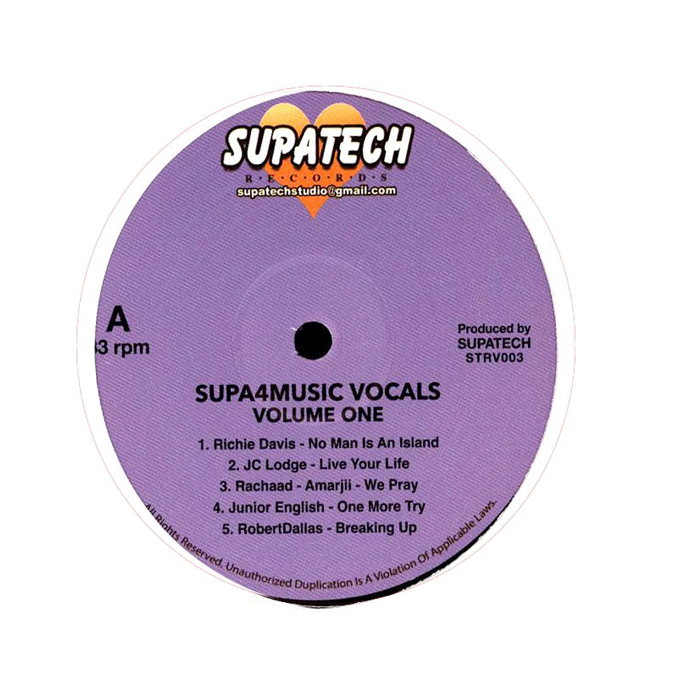 V.A. - Supa4music Vocals Volume One