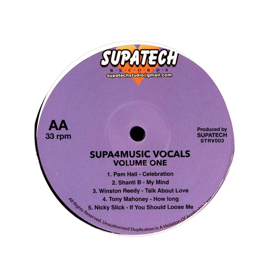 V.A. - Supa4music Vocals Volume One