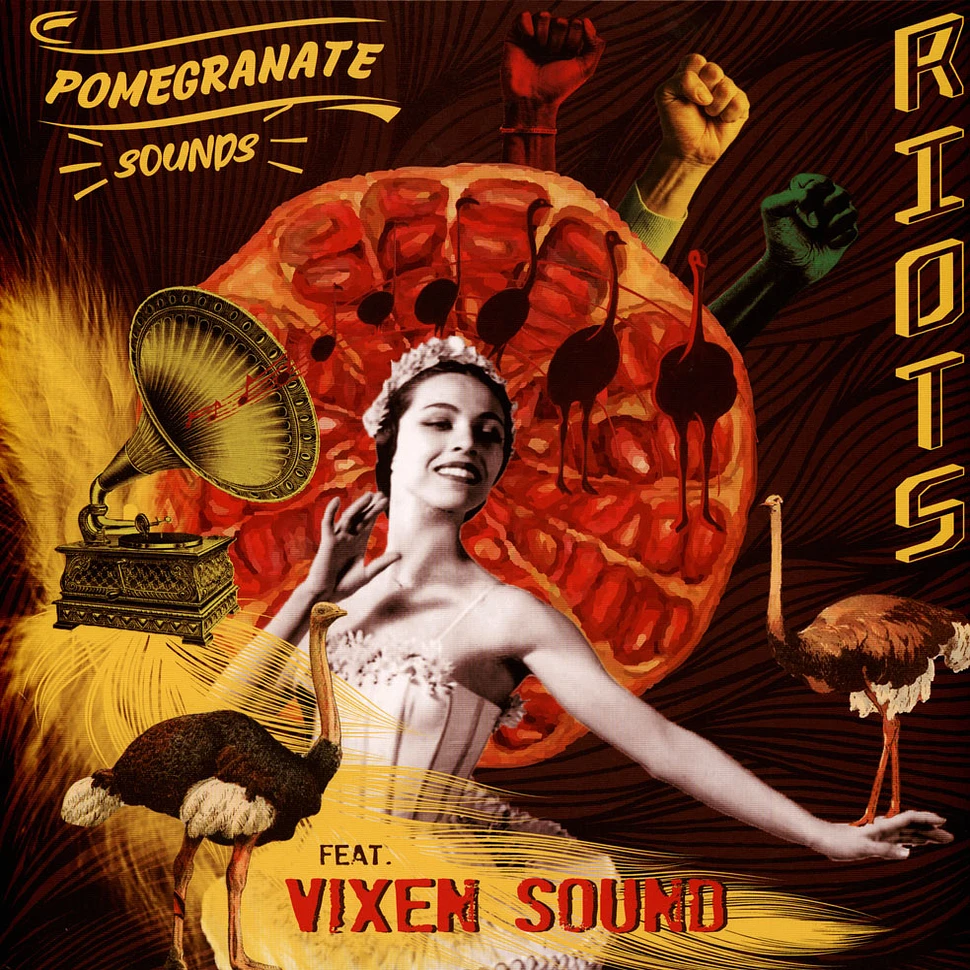 Pomegranate Sounds Ft. Vixen Sound - Ostrich (Discomix) / Starting Riots, Dubbing