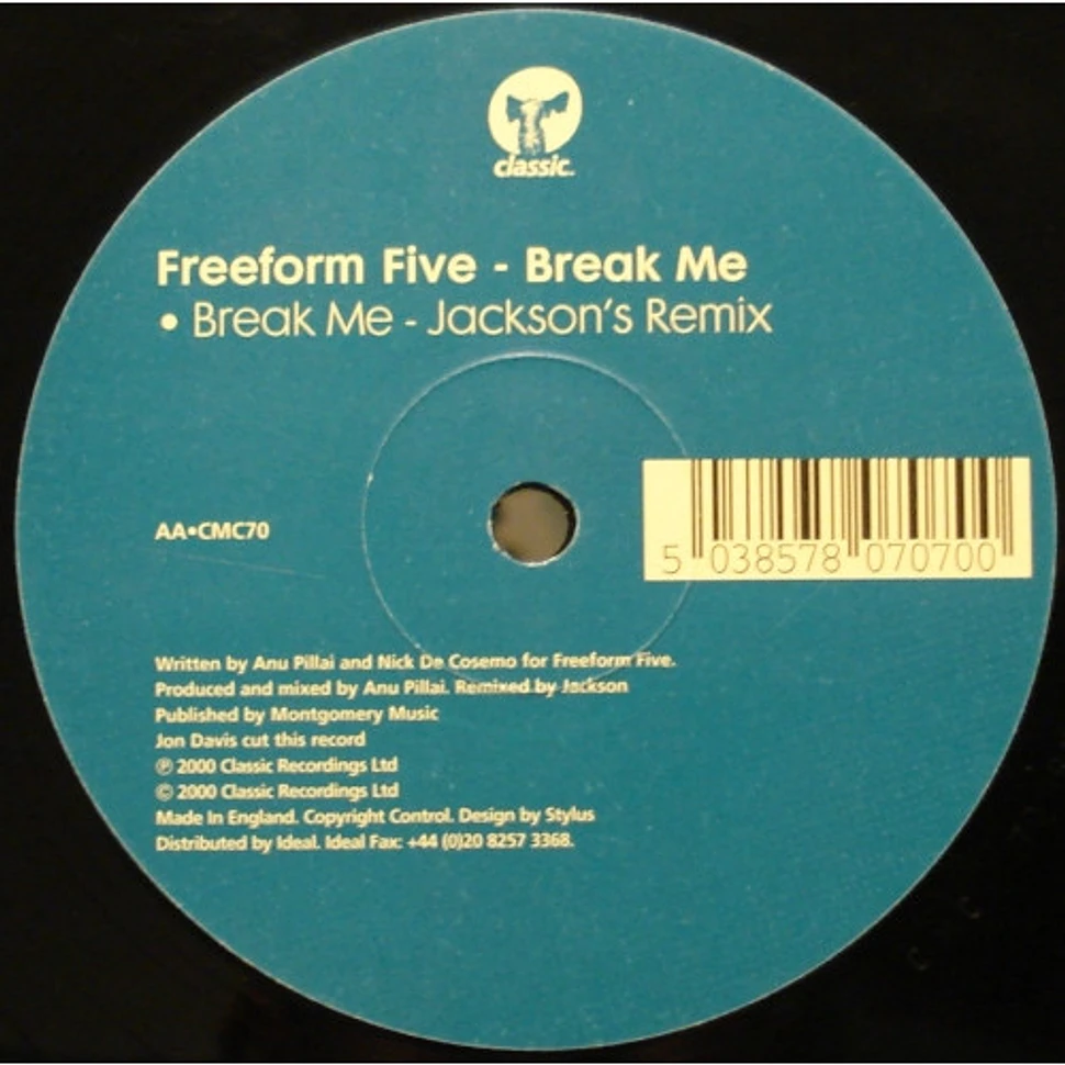 Freeform Five - Break Me (Remixes)