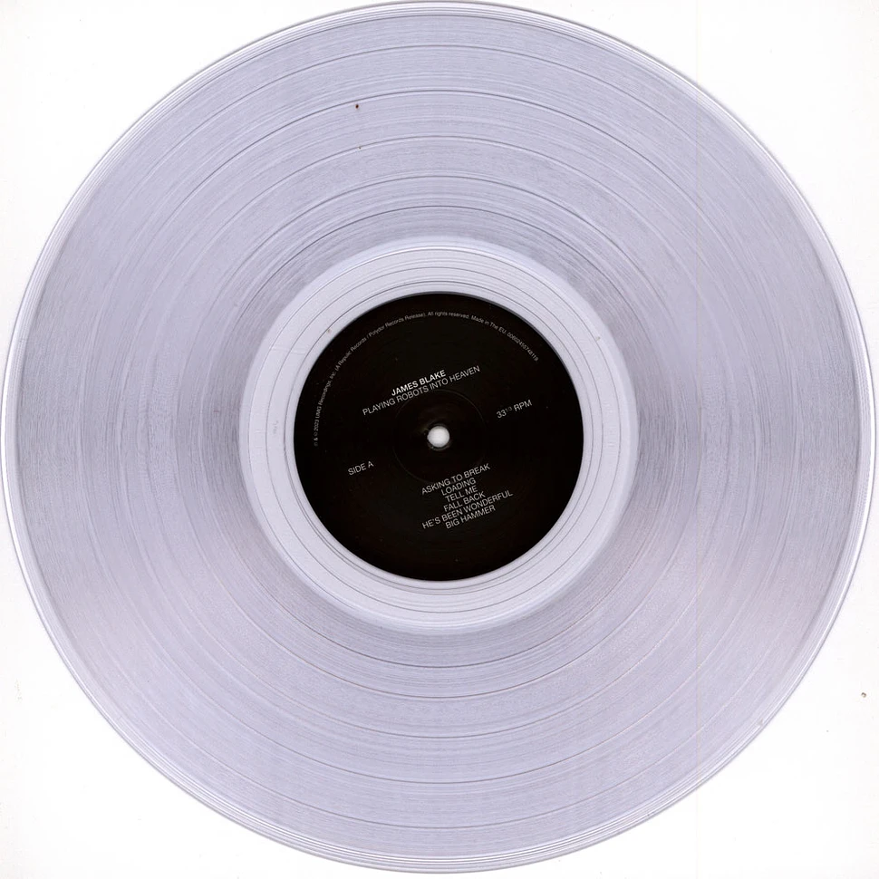 James Blake - Playing Robots Into Heaven Limited Clear Vinyl Edition