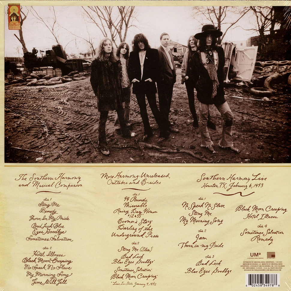 The Black Crowes - The Southern Harmony And Musical Companion