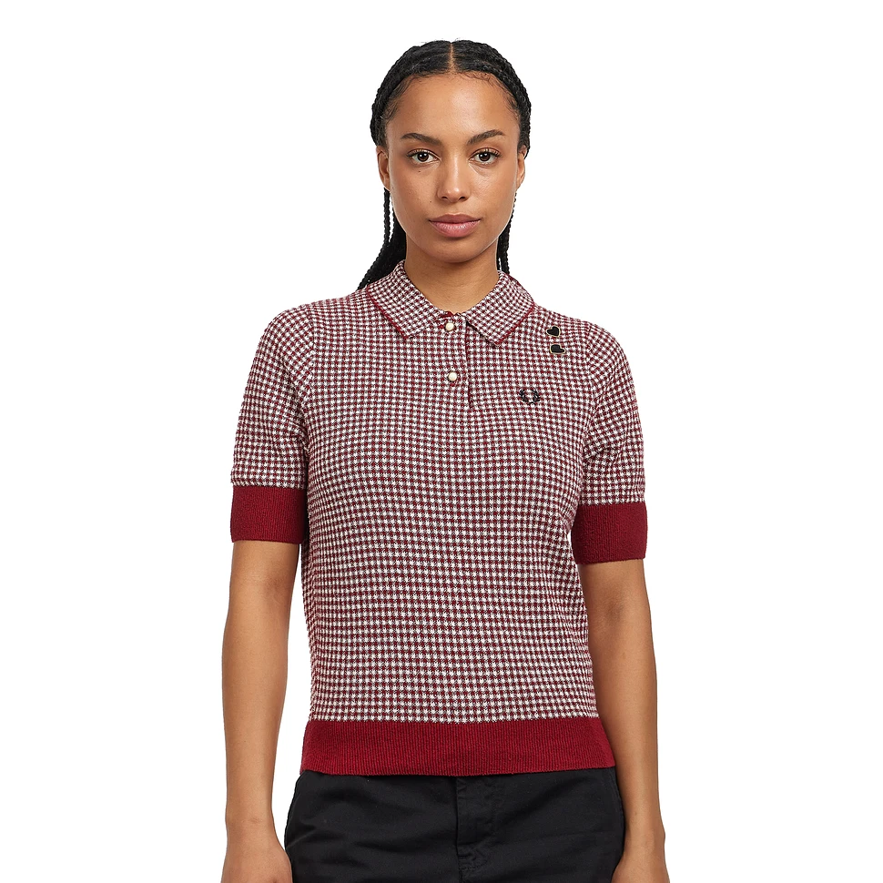 Fred Perry x Amy Winehouse Foundation - Gingham Knitted Shirt