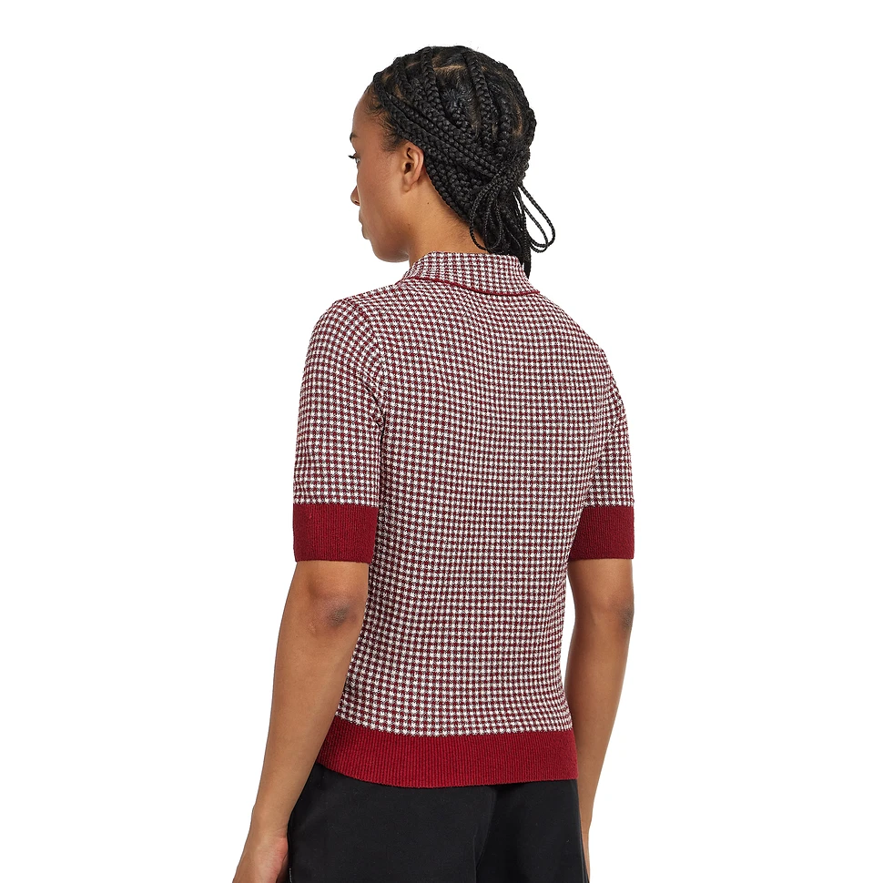 Fred Perry x Amy Winehouse Foundation - Gingham Knitted Shirt