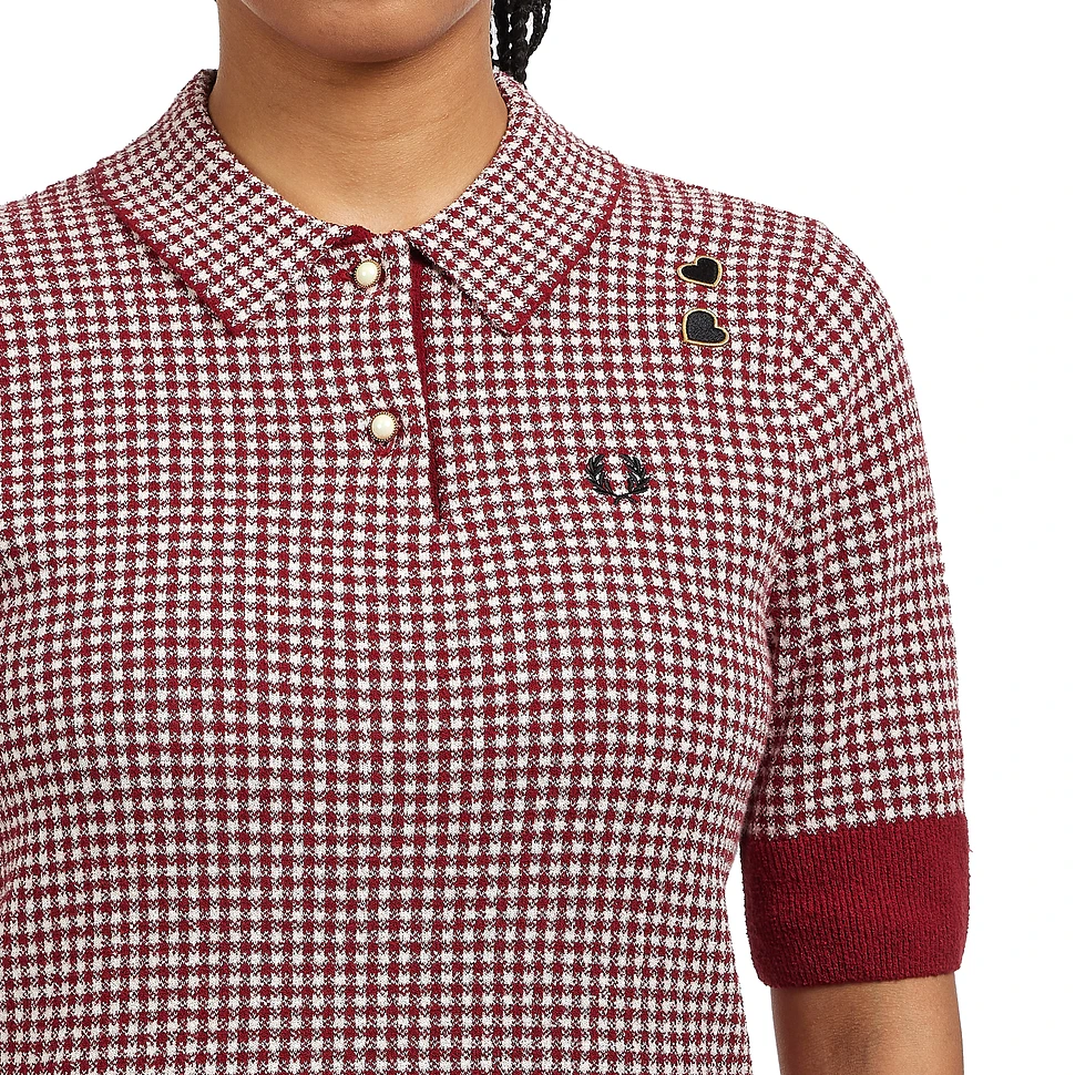 Fred Perry x Amy Winehouse Foundation - Gingham Knitted Shirt