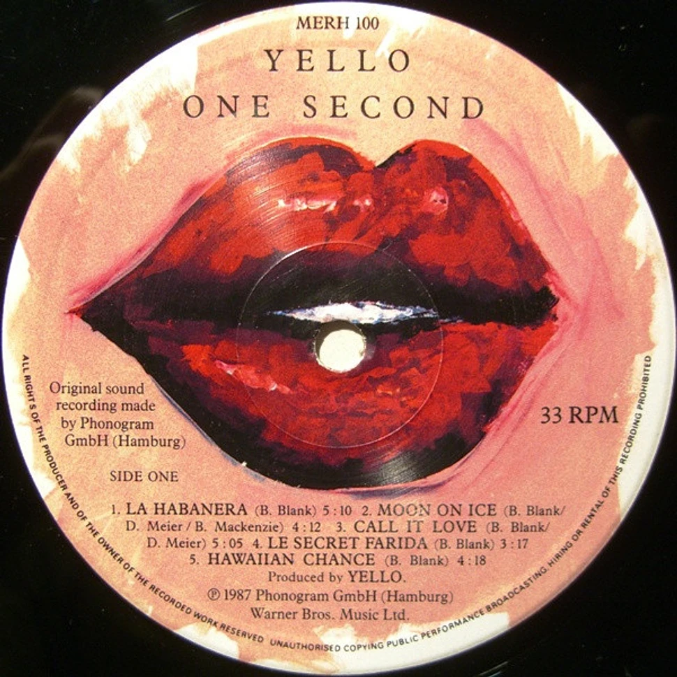 Yello - One Second