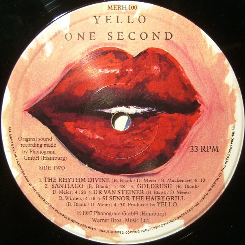 Yello - One Second