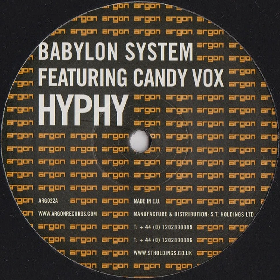 Babylon System Featuring Candy Vox / Babylon System - Hyphy / Get On Up