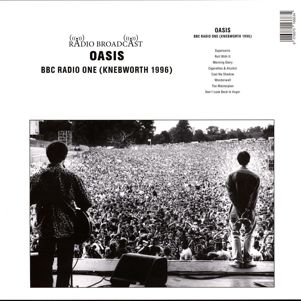 Oasis - Bbc Radio One Knebworth 1996