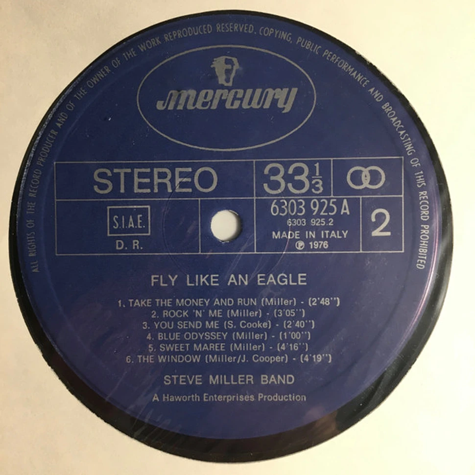 Steve Miller Band - Fly Like An Eagle