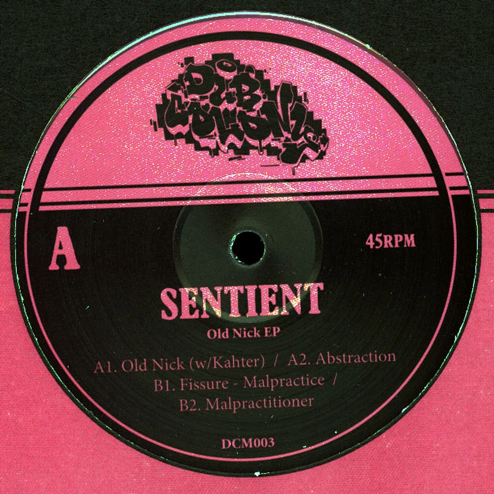 Sentient - Old Nick Ep Feat. Kahter Pink Smoked Vinyl Edtion