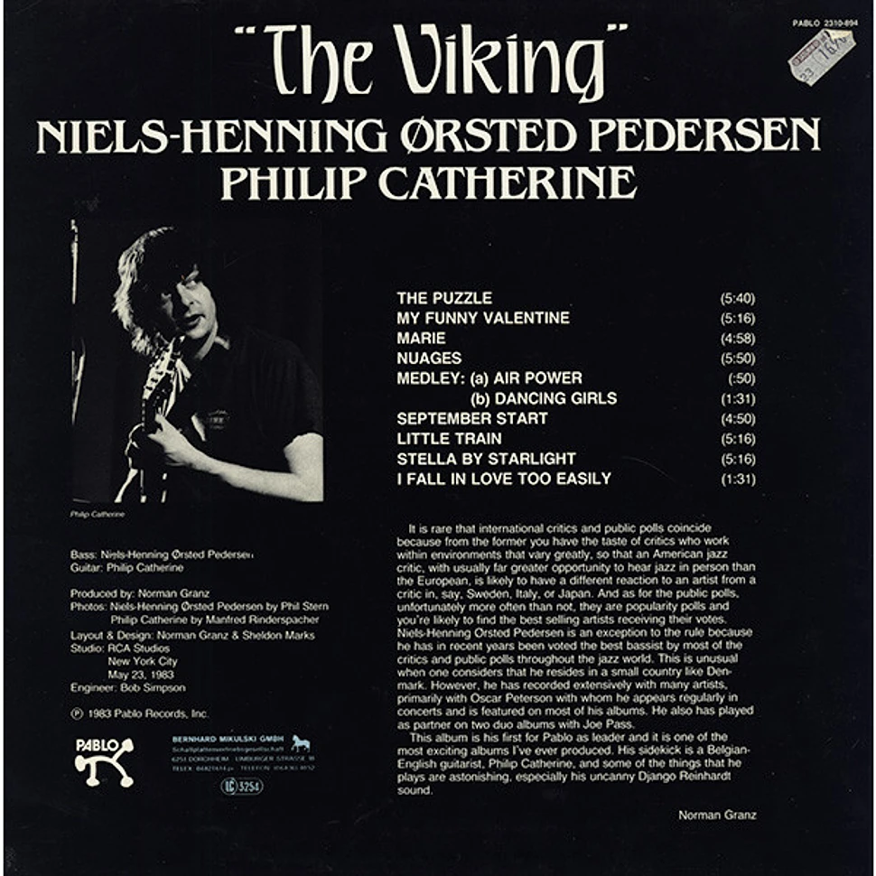 Niels-Henning Ørsted Pedersen / Philip Catherine - The Viking