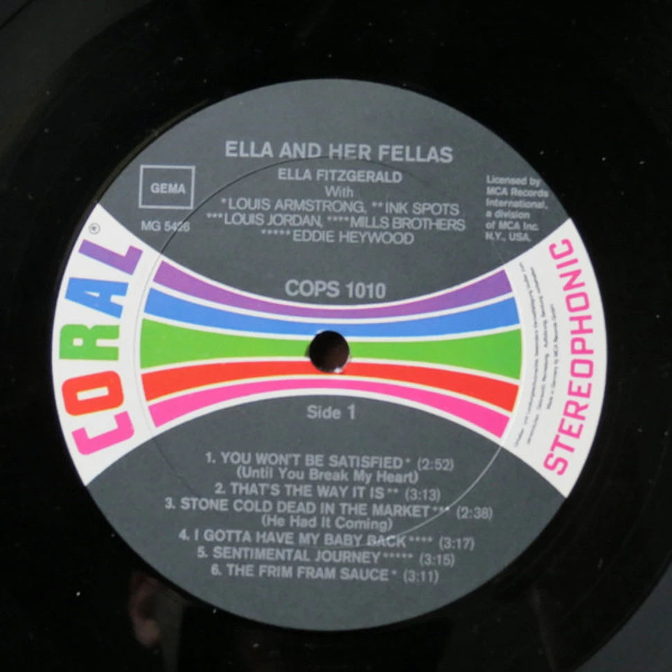 Ella Fitzgerald - Ella And Her Fellas