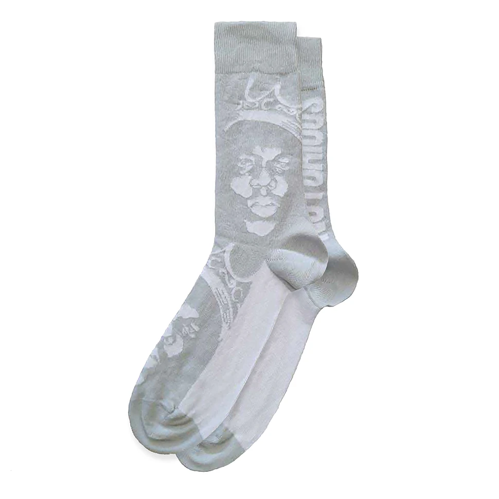 The Notorious B.I.G. - Crown Monochrome Ankle Socks