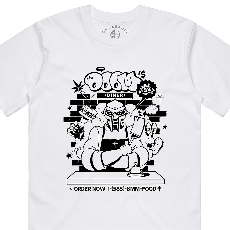 MF DOOM - MM..Food 20th Anniversary Chef DOOM T-Shirt