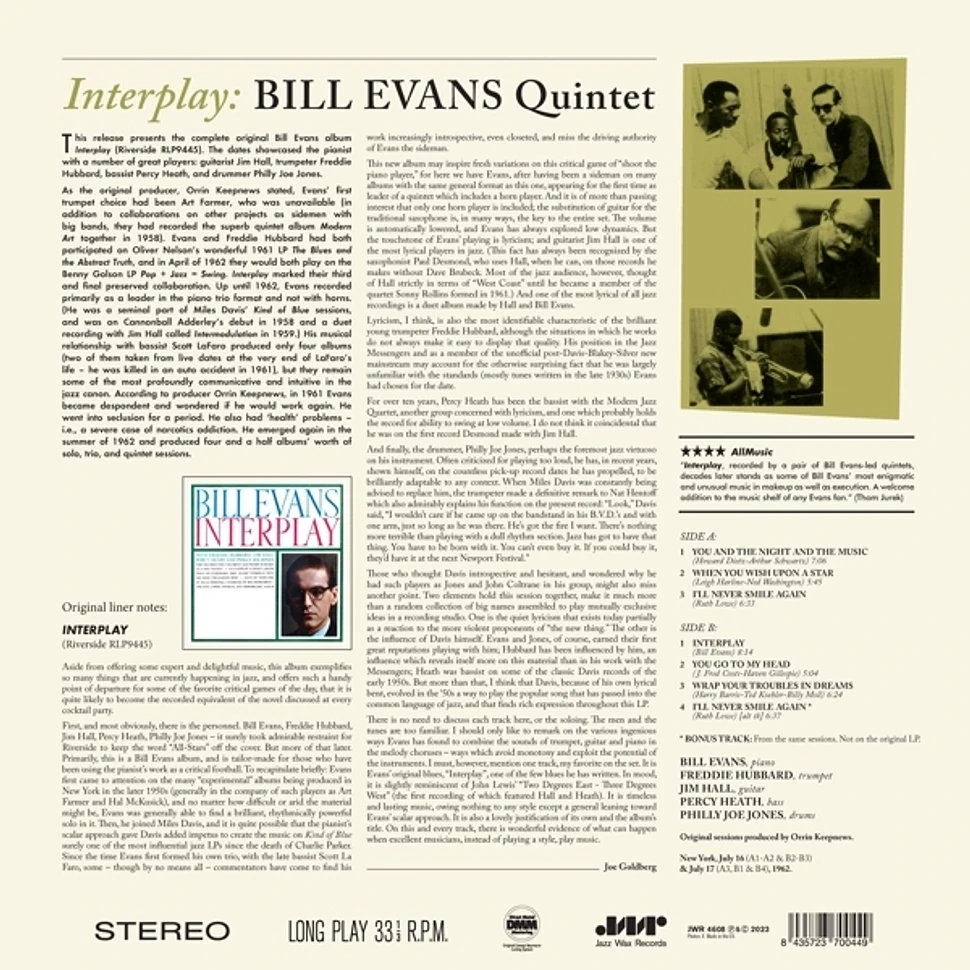 Bill Evans - Interplay