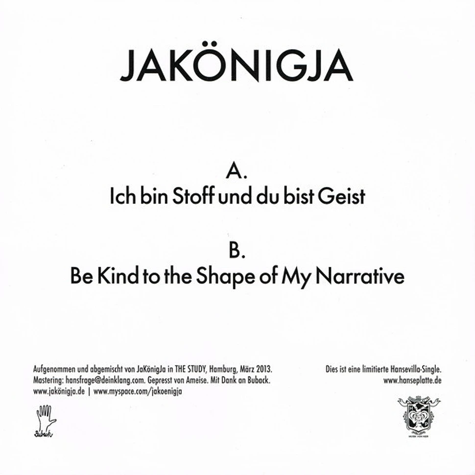 JaKönigJa - Ich Bin Stoff Und Du Bist Geist