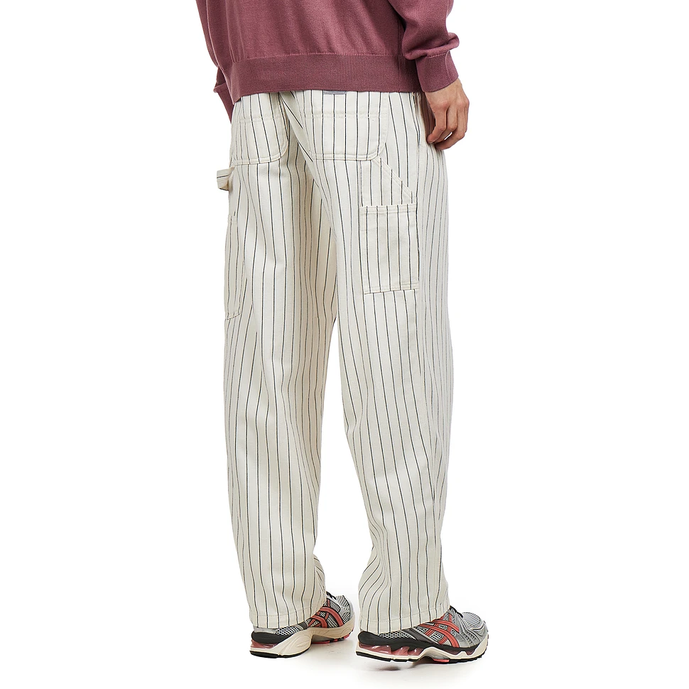 Carhartt OG SINGLE KNEE PANT ストライプ Carhartt WIP OG Single Knee Pants - black (seaton stripe