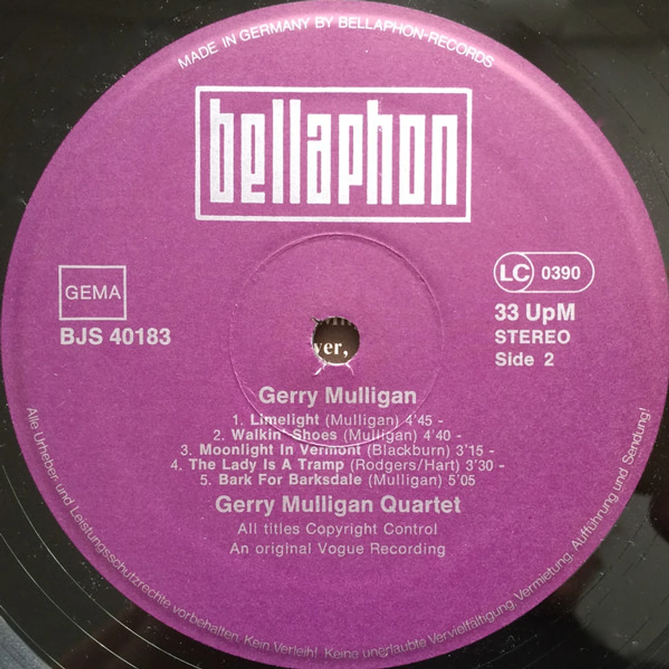 Gerry Mulligan - Jazztracks