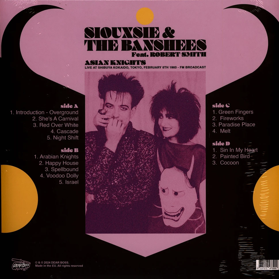 Siouxsie & The Banshees - Asian Knights: Live At Shibuya Kokaido Tokyo 1983 Black Vinyl Edition