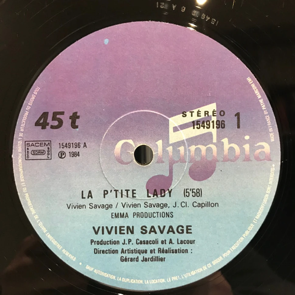 Vivien Savage - La P'tite Lady! (Un Petit Chat Sauvage)