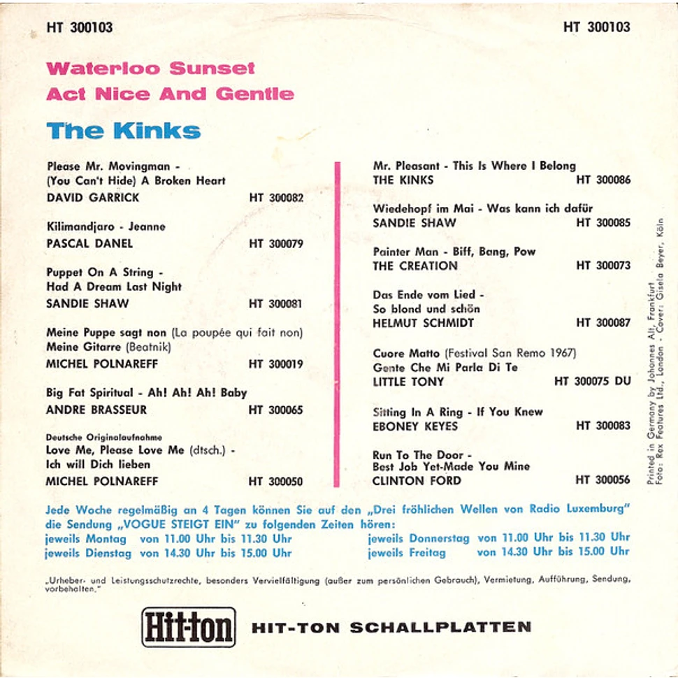 The Kinks - Waterloo Sunset