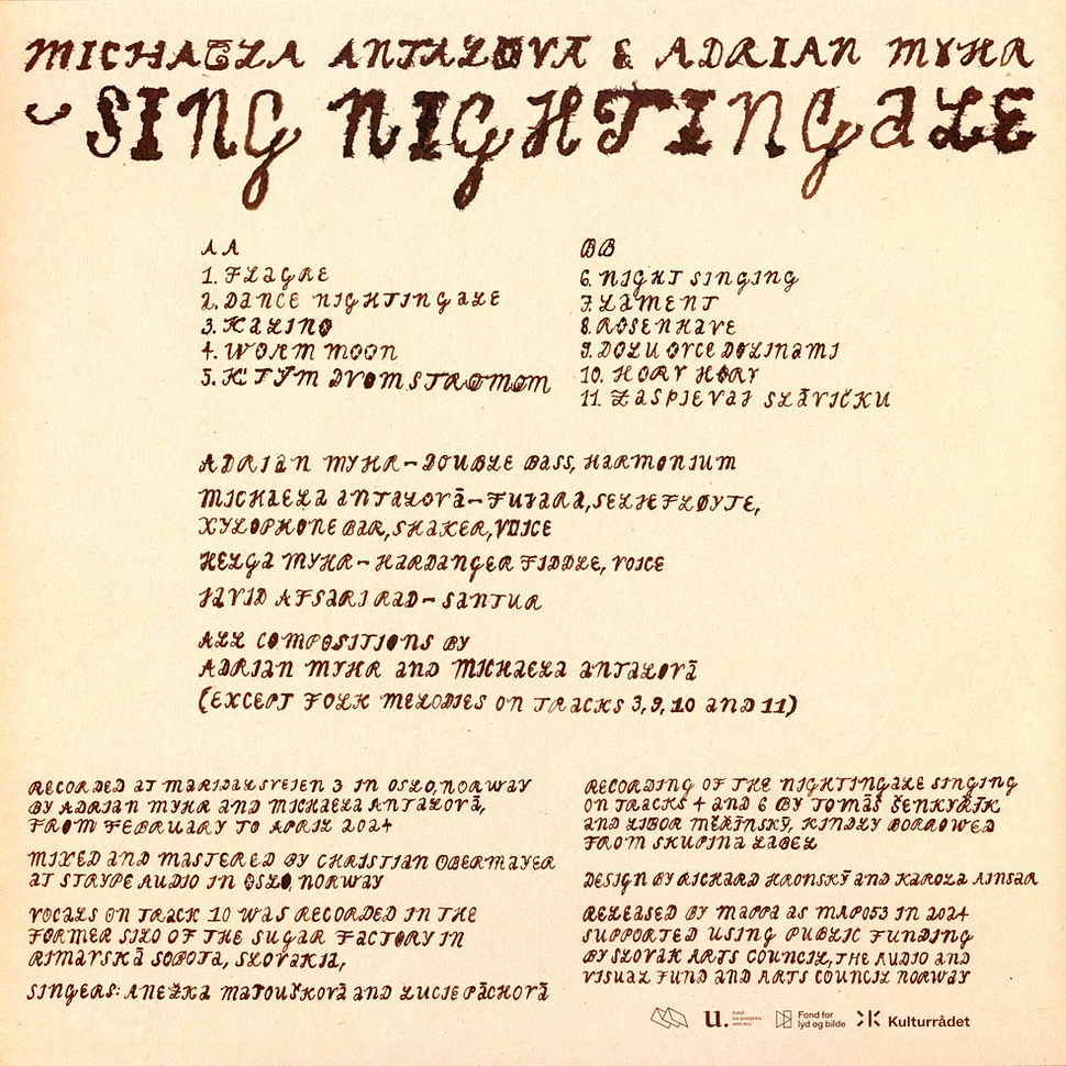 Michaela Antalová & Adrian Myhr - Sing Nightingale