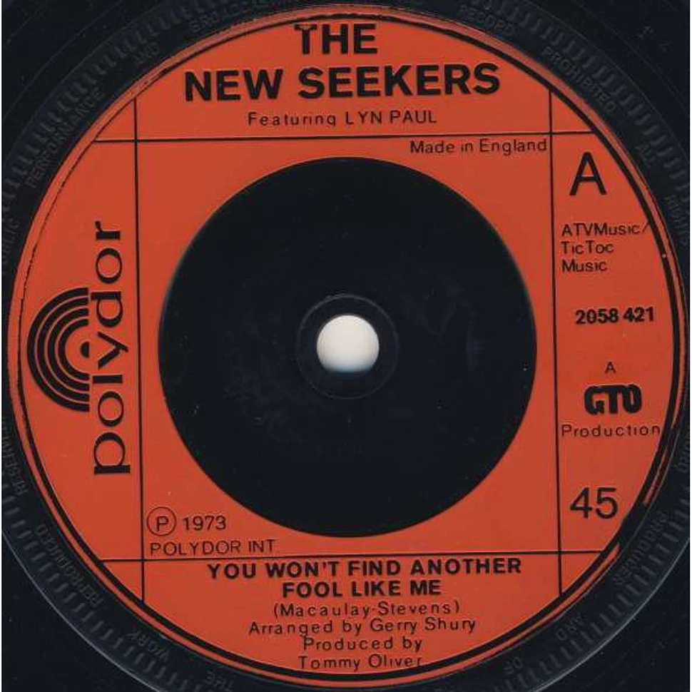 The New Seekers - You Won't Find Another Fool Like Me