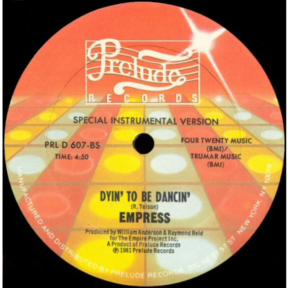 Empress - Dyin' To Be Dancin'