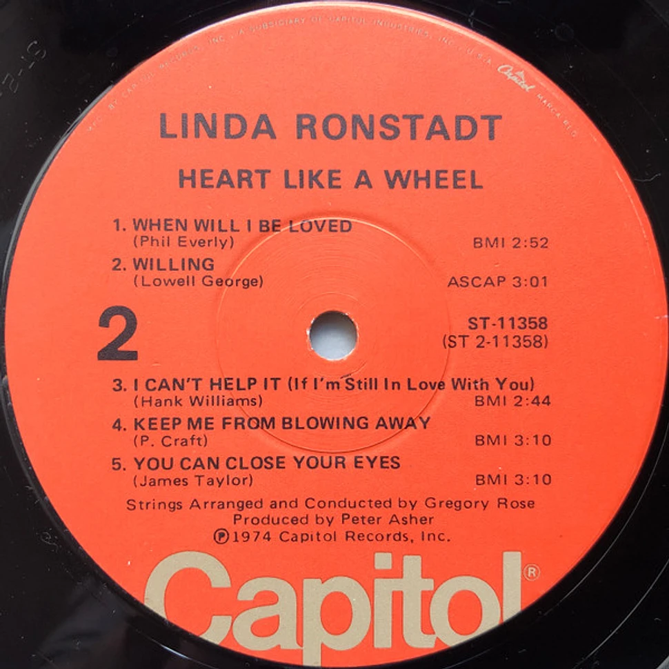 Linda Ronstadt - Heart Like A Wheel