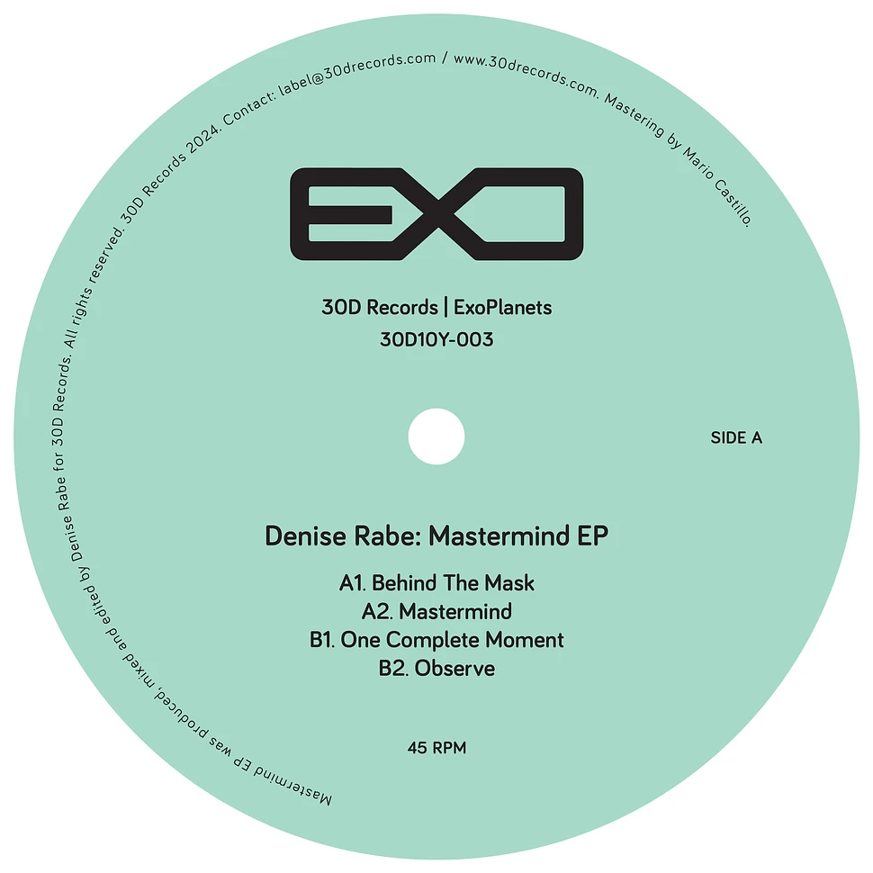 Denise Rabe - Mastermind EP