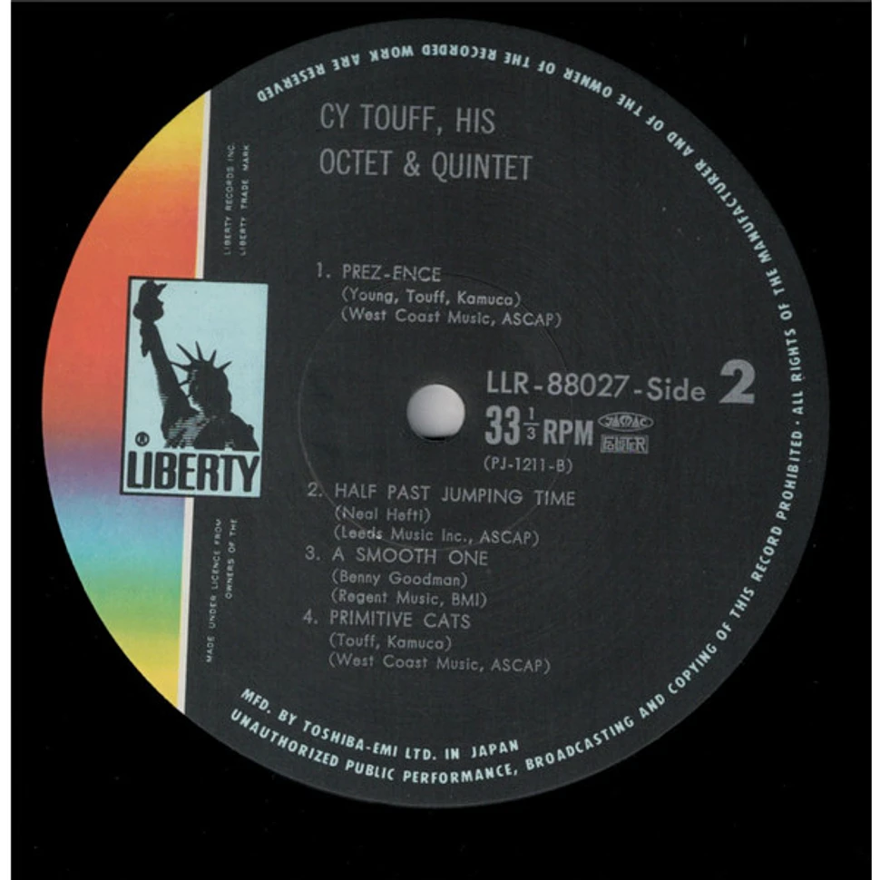 Cy Touff - His Octet & Quintet