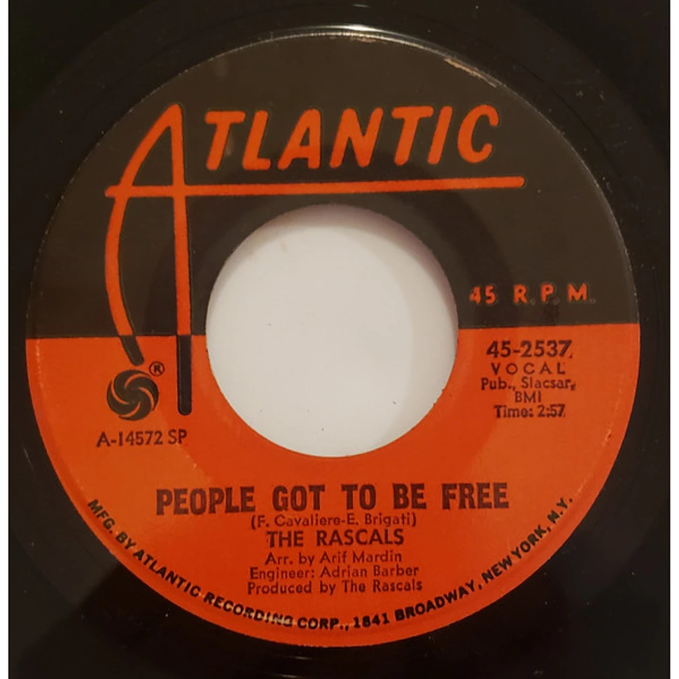 The Rascals - People Got To Be Free / My World