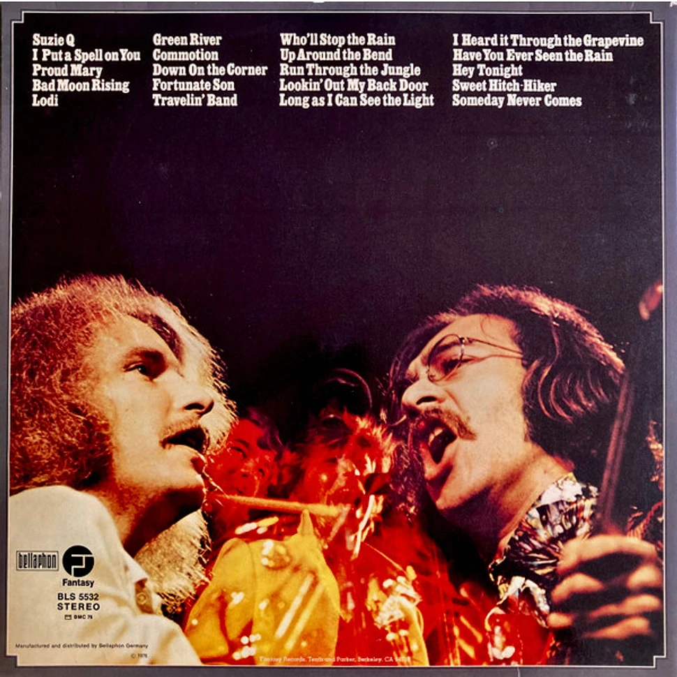 Creedence Clearwater Revival Featuring John Fogerty Chronicle The 20 Greatest Hits Vinyl