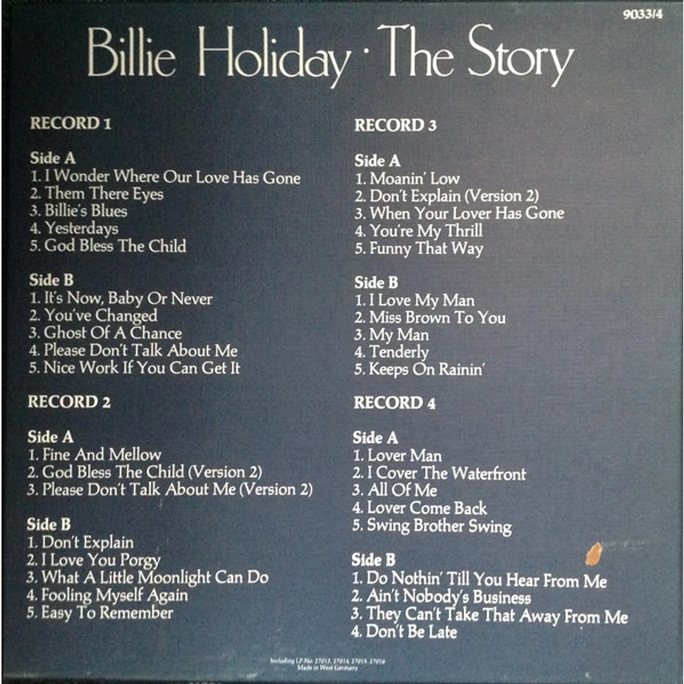 Billie Holiday - The Story