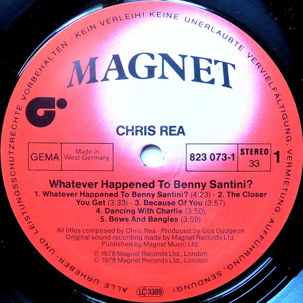 Chris Rea - Whatever Happened To Benny Santini?