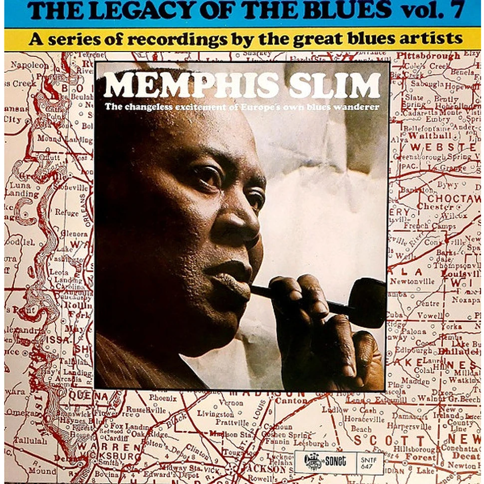 Memphis Slim The Legacy Of The Blues Vol 7 Vinyl LP 1973 UK Memphis Slim The Legacy Of The Blues Vol 7 Vinyl LP 1973 UK
