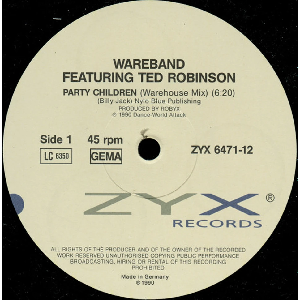 Wareband Featuring Tad Robinson - Party Children