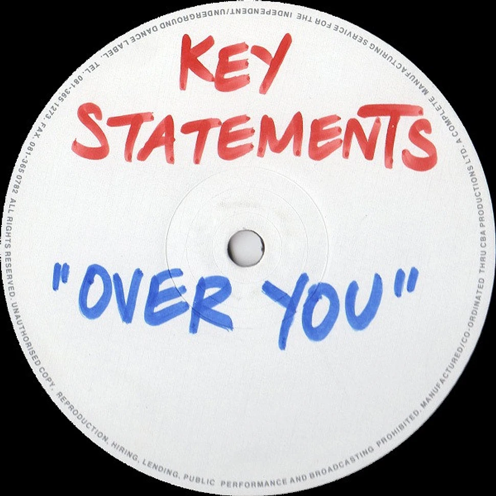 Key Statements - Over You