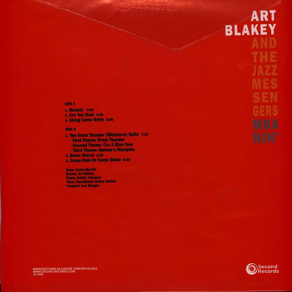 Art Blakey & The Jazz Messengers - Moanin' Red Vinyl Edition