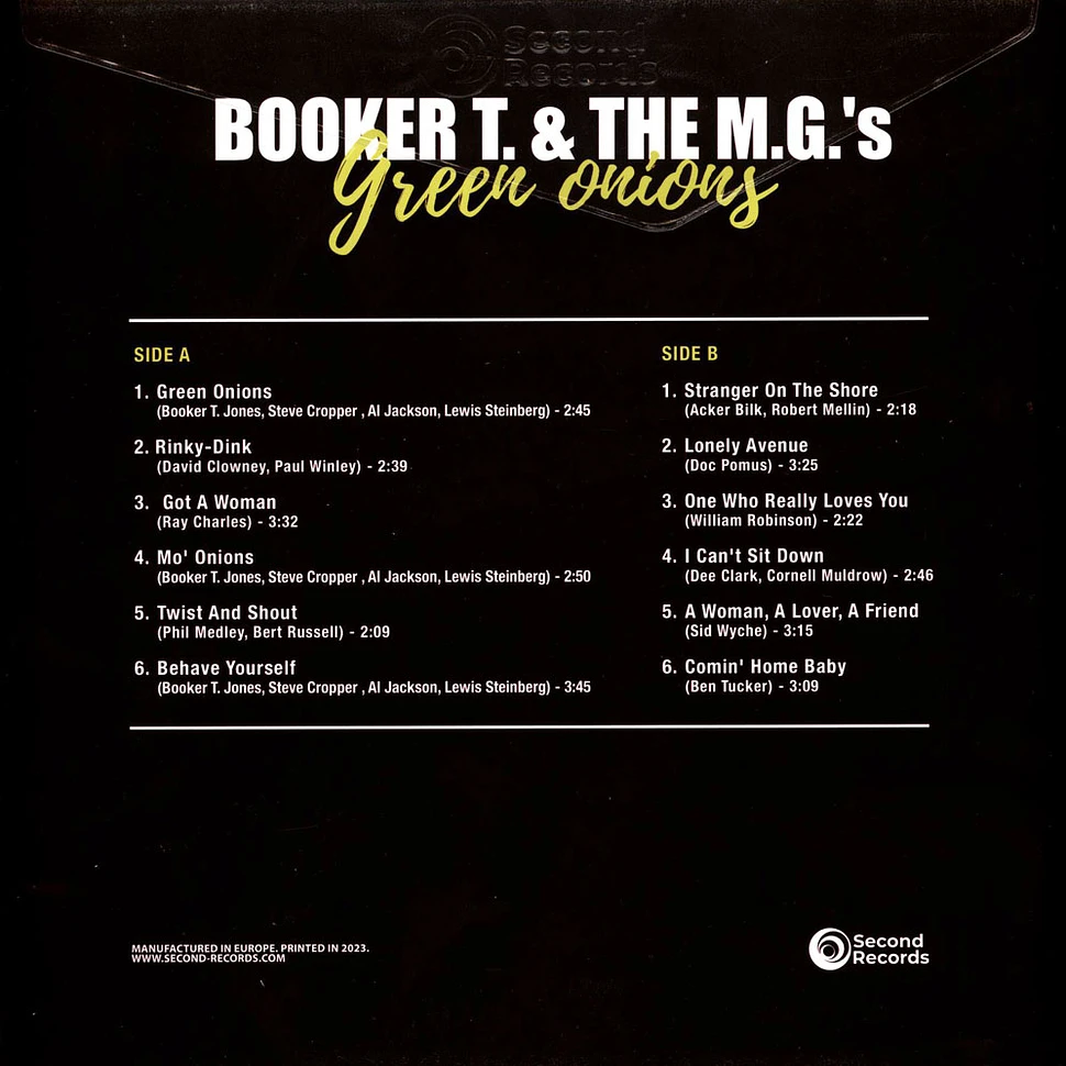 Booker T & The M.G.'s - Green Onions Green Marble Vinyl Edition