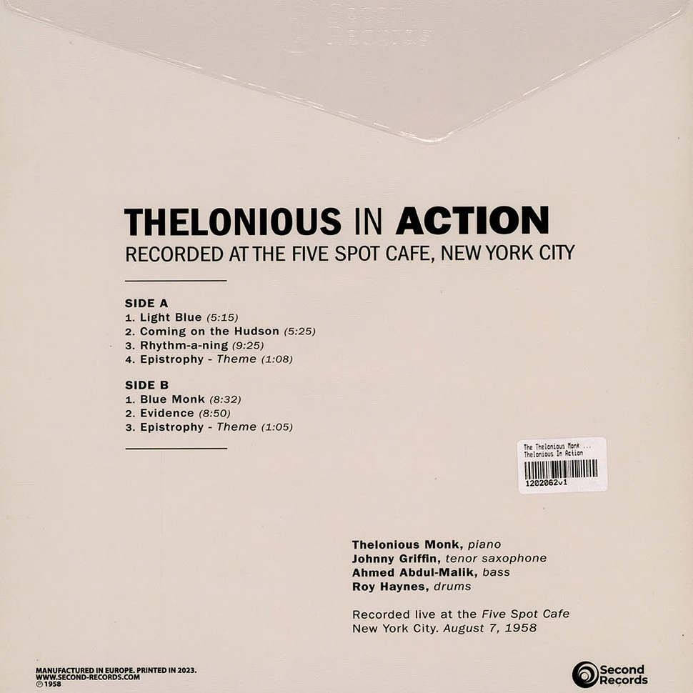 The Thelonious Monk Quartet - Thelonious In Action