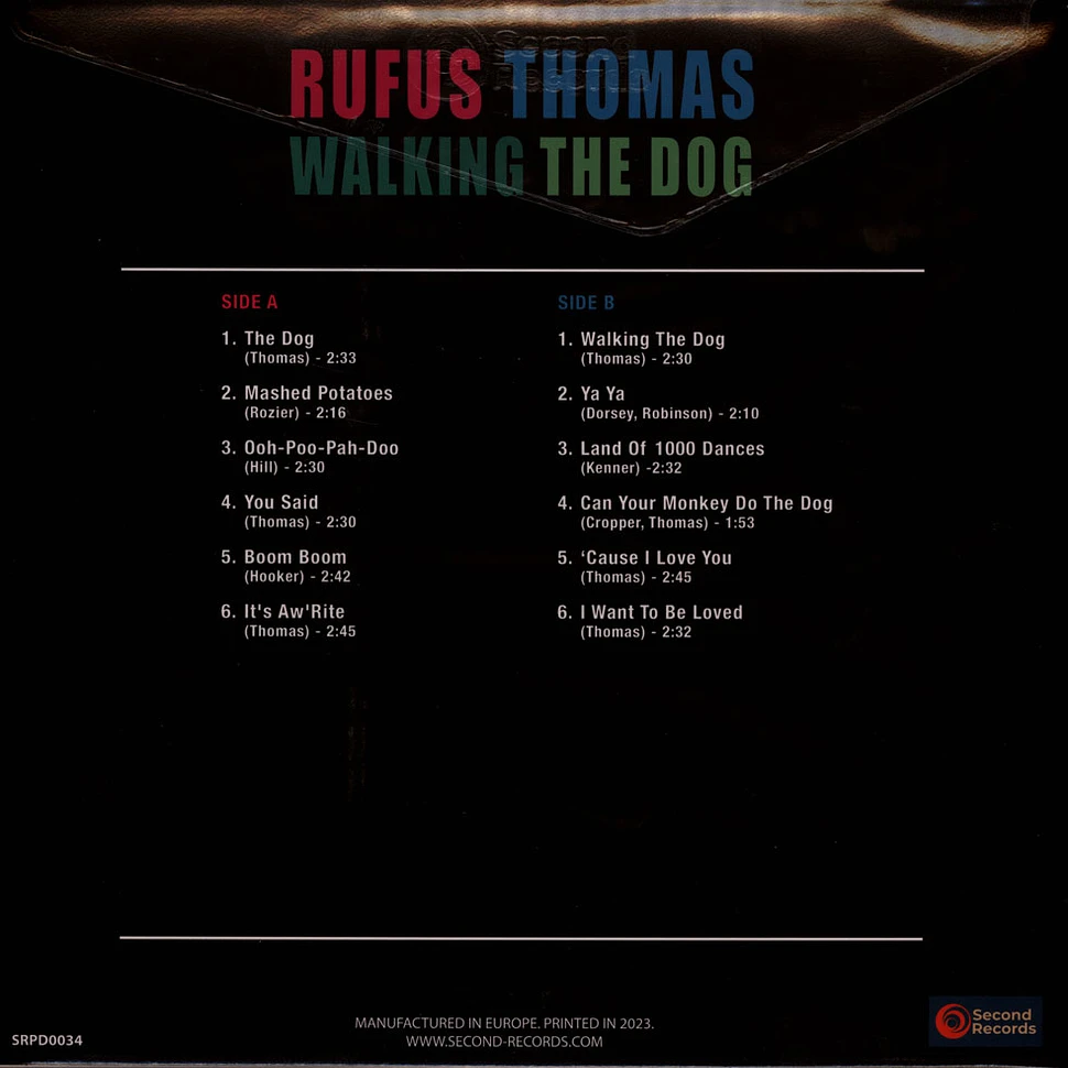 Thomas Rufus - Walking The Dog Pink Vinyl Edition