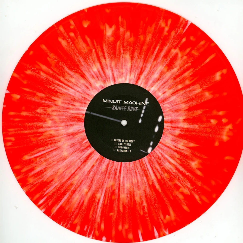 Minuit Machine - Sainte Rave Orange & White Splatter Vinyl Edition